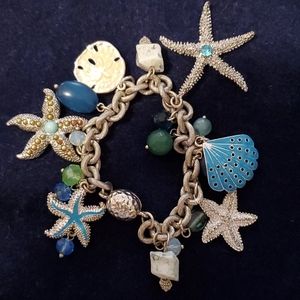 Chico's starfish and shell charm bracelet.